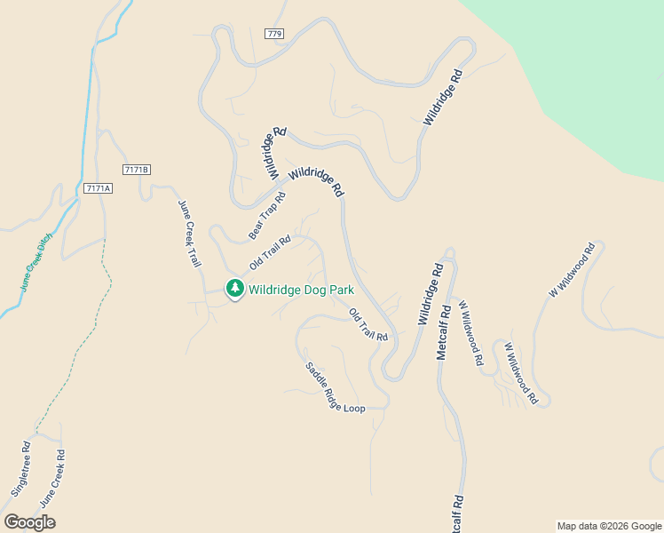 map of restaurants, bars, coffee shops, grocery stores, and more near 2410 Old Trail Road in Edwards