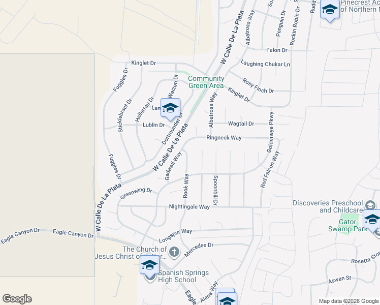 map of restaurants, bars, coffee shops, grocery stores, and more near 1015 Rook Way in Sparks