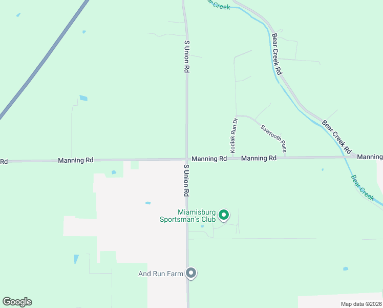 map of restaurants, bars, coffee shops, grocery stores, and more near 6999 Manning Road in Miamisburg