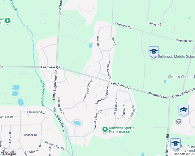 map of restaurants, bars, coffee shops, grocery stores, and more near 3812 Fernwood Court in Dayton