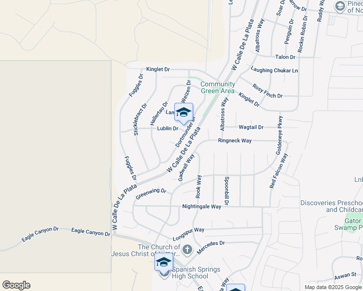 map of restaurants, bars, coffee shops, grocery stores, and more near 1142 Dortmunder Drive in Sparks