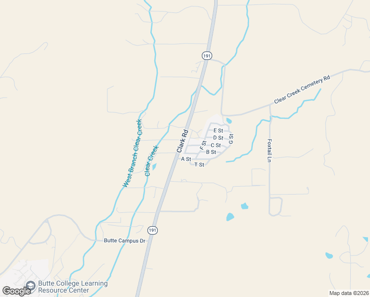 map of restaurants, bars, coffee shops, grocery stores, and more near 2894-2906 Clark Rd in Oroville