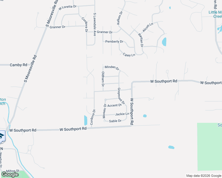 map of restaurants, bars, coffee shops, grocery stores, and more near 5817 Ashcroft Drive in Indianapolis