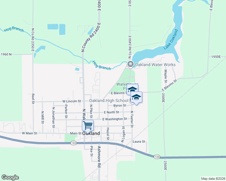 map of restaurants, bars, coffee shops, grocery stores, and more near 526 Danville Road in Oakland