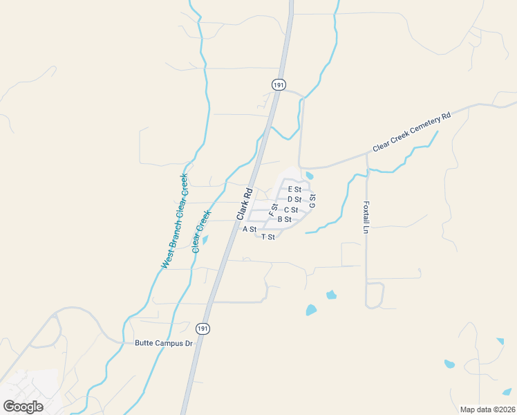 map of restaurants, bars, coffee shops, grocery stores, and more near 2894-2906 Clark Rd in Oroville