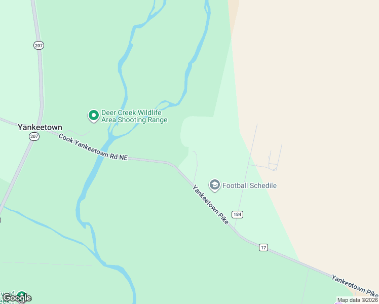 map of restaurants, bars, coffee shops, grocery stores, and more near 16270 Cook Yankeetown Road Northeast in Mount Sterling