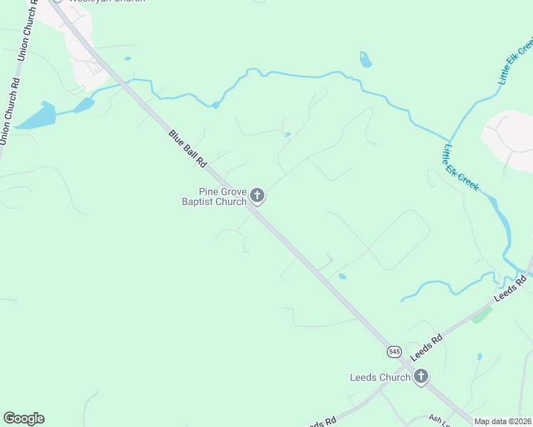 map of restaurants, bars, coffee shops, grocery stores, and more near 1944 Blue Ball Road in Elkton