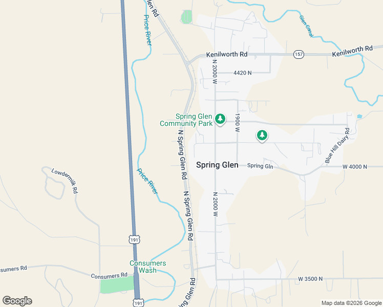 map of restaurants, bars, coffee shops, grocery stores, and more near 4065 State Route 139 in Helper