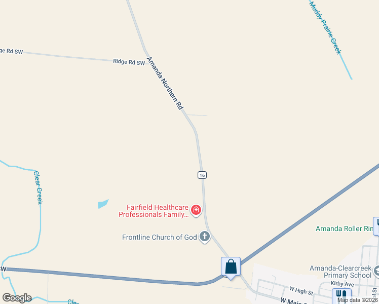 map of restaurants, bars, coffee shops, grocery stores, and more near 4897 Amanda Northern Road in Amanda