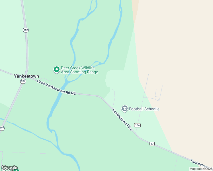 map of restaurants, bars, coffee shops, grocery stores, and more near 16270 Cook Yankeetown Road Northeast in Mount Sterling