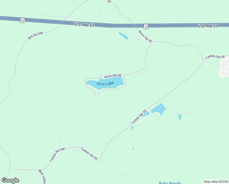map of restaurants, bars, coffee shops, grocery stores, and more near 555 Ross Road Southeast in Lancaster