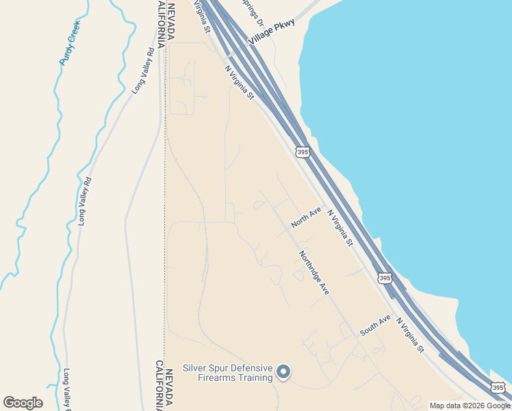 map of restaurants, bars, coffee shops, grocery stores, and more near 18505 Northridge Avenue in Reno