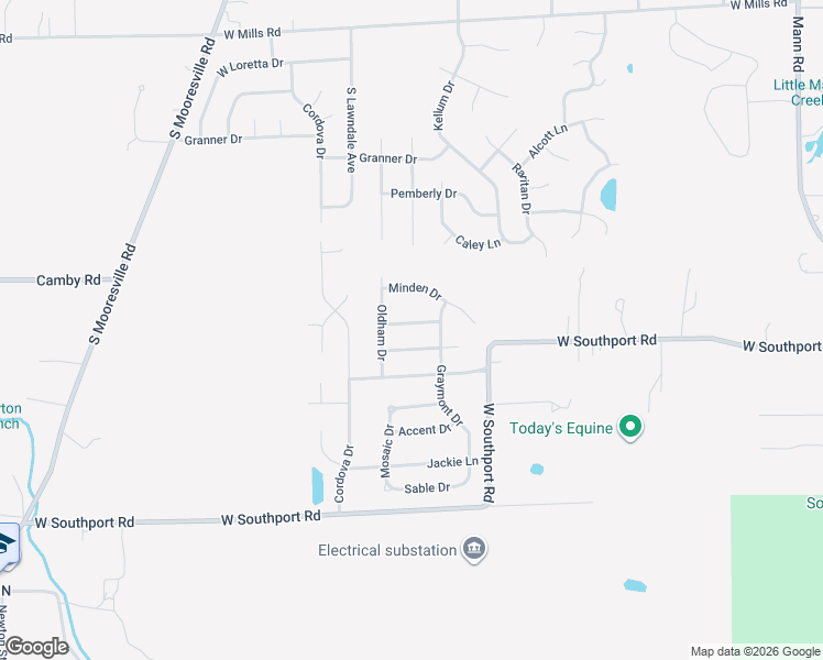 map of restaurants, bars, coffee shops, grocery stores, and more near 5817 Ashcroft Drive in Indianapolis