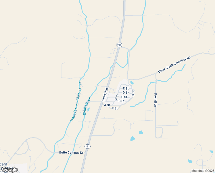map of restaurants, bars, coffee shops, grocery stores, and more near 2906 Clark Rd in Oroville