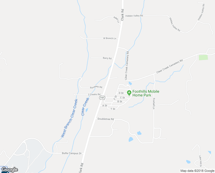 map of restaurants, bars, coffee shops, grocery stores, and more near 2920 Clark Road in Butte Valley