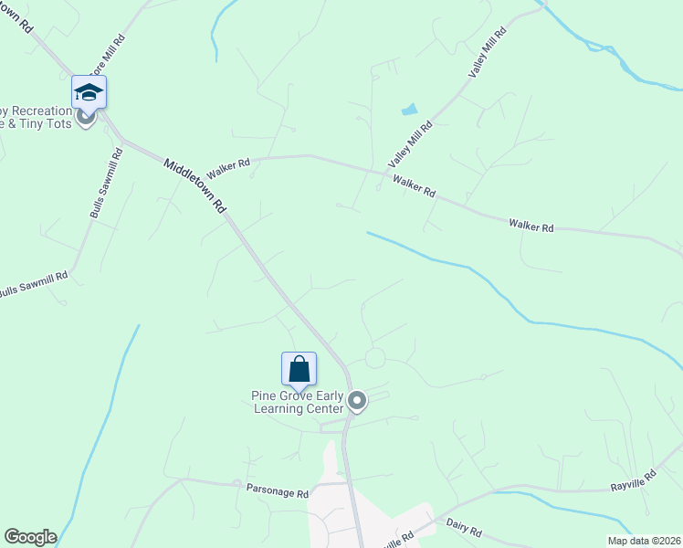 map of restaurants, bars, coffee shops, grocery stores, and more near 19519 Middletown Road in Freeland