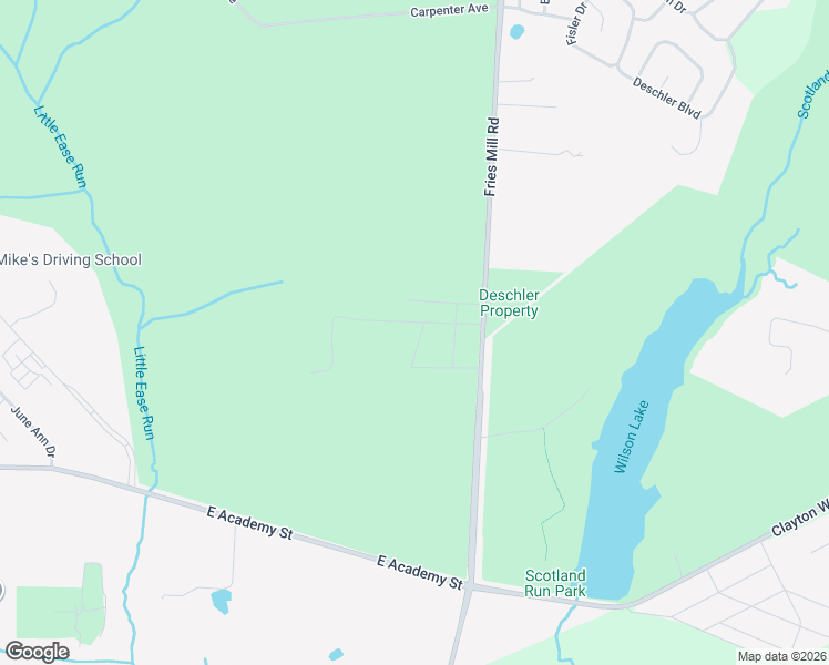 map of restaurants, bars, coffee shops, grocery stores, and more near 120 Stage Coach Road in Clayton