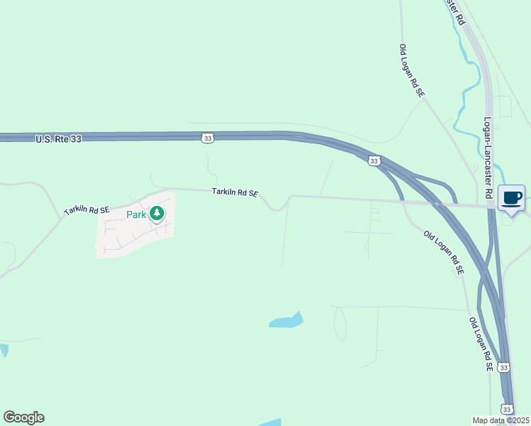 map of restaurants, bars, coffee shops, grocery stores, and more near 1531 Tarkiln Road Southeast in Lancaster
