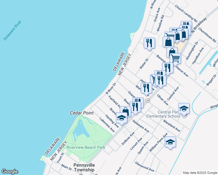131 North River Drive, Pennsville NJ Walk Score