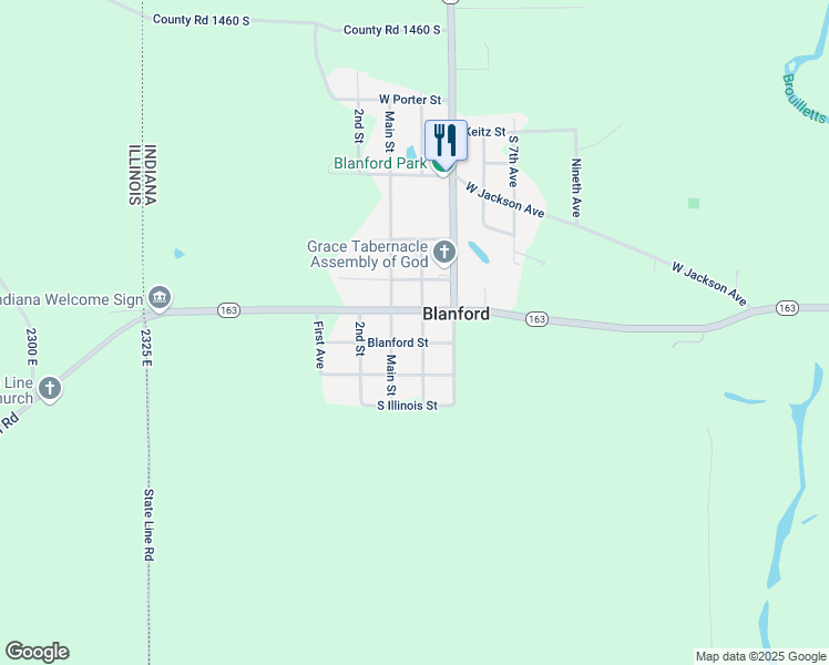 map of restaurants, bars, coffee shops, grocery stores, and more near 15039 South 4th Avenue in Clinton