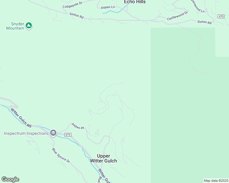 map of restaurants, bars, coffee shops, grocery stores, and more near 712 Snyder Mountain Road in Evergreen