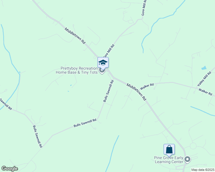 map of restaurants, bars, coffee shops, grocery stores, and more near 1908 Bulls Sawmill Road in Freeland