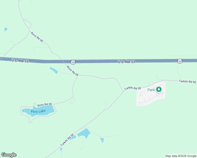 map of restaurants, bars, coffee shops, grocery stores, and more near 555 Ross Road Southeast in Lancaster