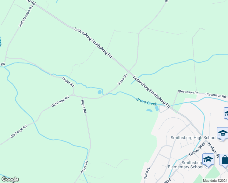 12803 Rowe Road, Smithsburg MD Walk Score