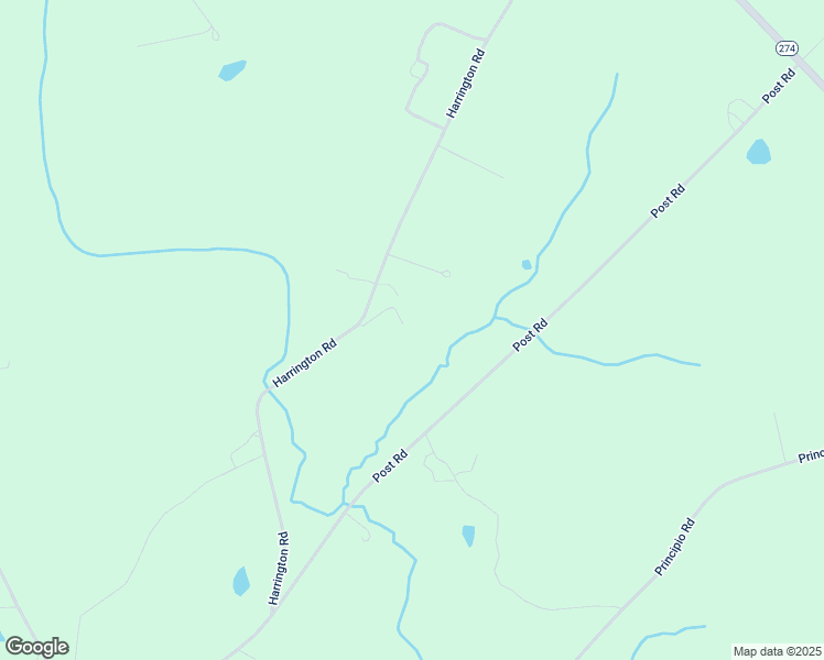 map of restaurants, bars, coffee shops, grocery stores, and more near 268 Harrington Road in Rising Sun