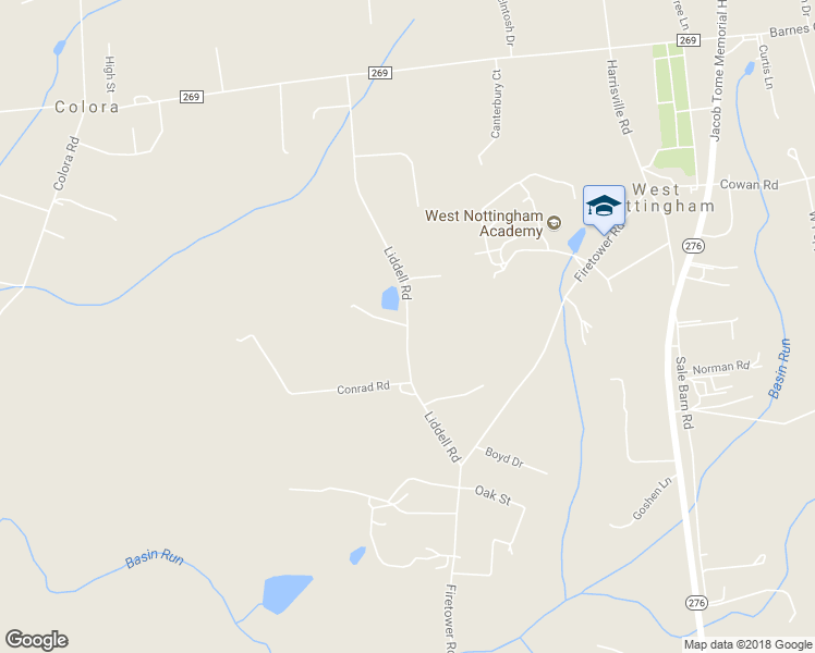 map of restaurants, bars, coffee shops, grocery stores, and more near 91 Liddell Road in Colora