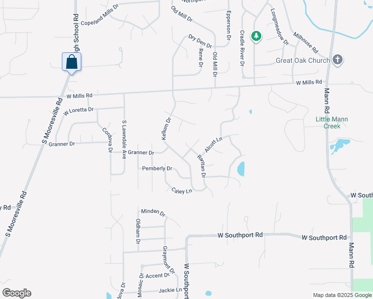 map of restaurants, bars, coffee shops, grocery stores, and more near 5706 Nodlehs Court in Indianapolis