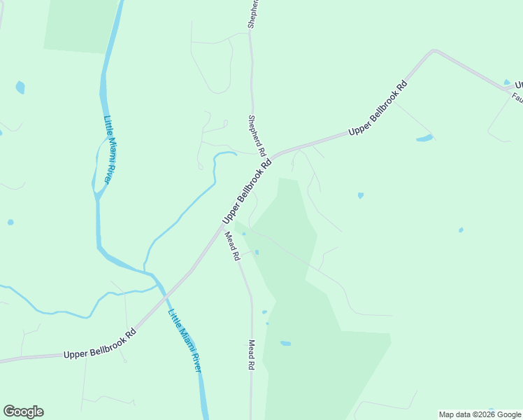 map of restaurants, bars, coffee shops, grocery stores, and more near 2634 Indian Wells Trail in Greene County