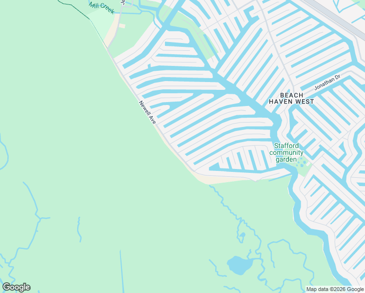 map of restaurants, bars, coffee shops, grocery stores, and more near 680 Newell Avenue in Stafford Township