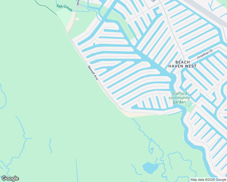 map of restaurants, bars, coffee shops, grocery stores, and more near 120 Matilda Drive in Stafford Township