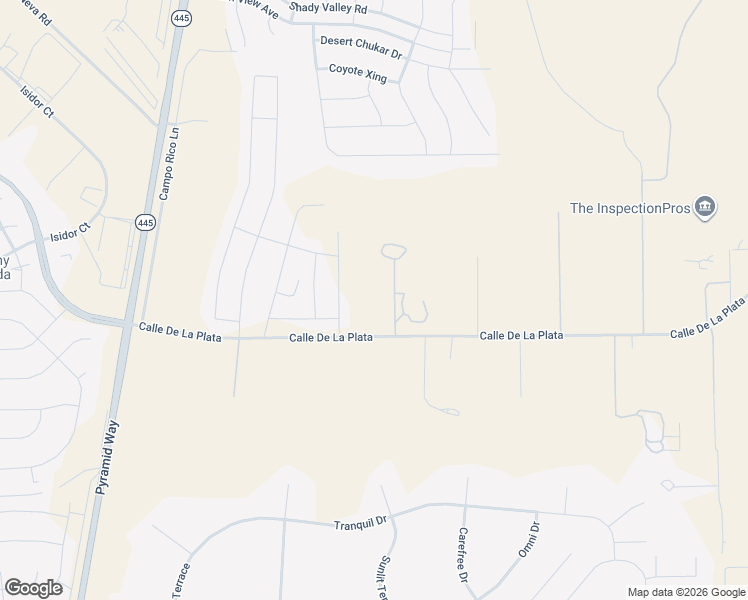 map of restaurants, bars, coffee shops, grocery stores, and more near 390 Calle De La Plata in Sparks