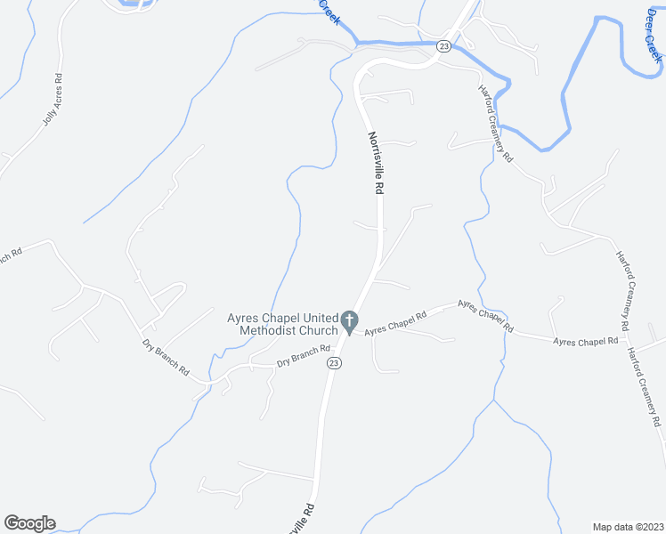 map of restaurants, bars, coffee shops, grocery stores, and more near 4814 Norrisville Road in White Hall