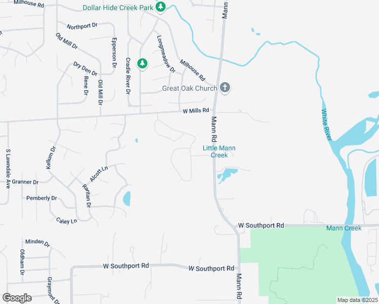 map of restaurants, bars, coffee shops, grocery stores, and more near 6712 Trunk Way in Indianapolis