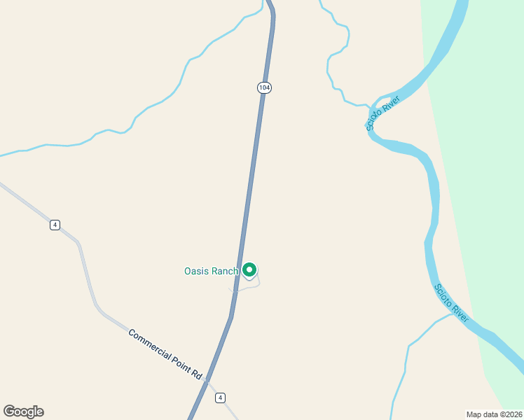 map of restaurants, bars, coffee shops, grocery stores, and more near 18250 Ohio 104 in Circleville