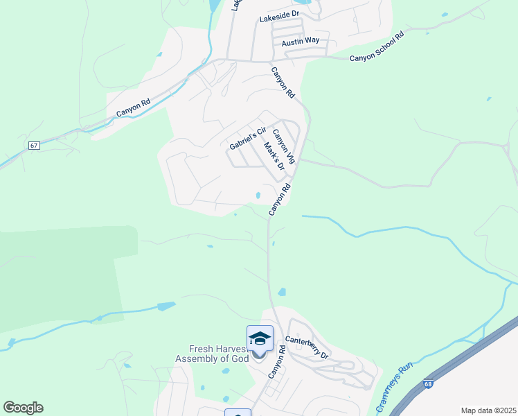 map of restaurants, bars, coffee shops, grocery stores, and more near 17 Skyline Drive in Morgantown