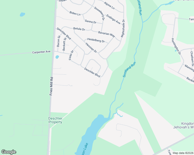 map of restaurants, bars, coffee shops, grocery stores, and more near 170 Deschler Blvd in Clayton
