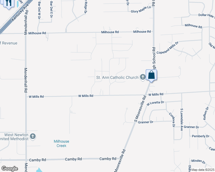map of restaurants, bars, coffee shops, grocery stores, and more near 6422 Emerald Springs Drive in Indianapolis