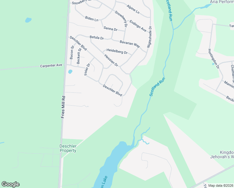 map of restaurants, bars, coffee shops, grocery stores, and more near 170 Deschler Boulevard in Clayton