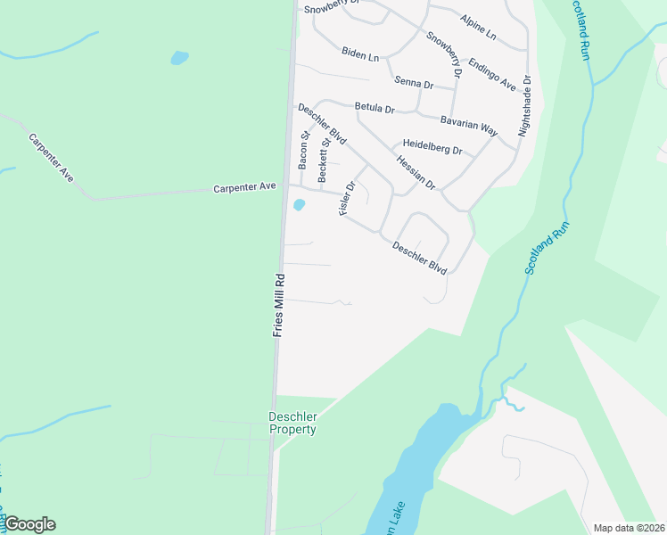 map of restaurants, bars, coffee shops, grocery stores, and more near 641 Fries Mill Road in Clayton