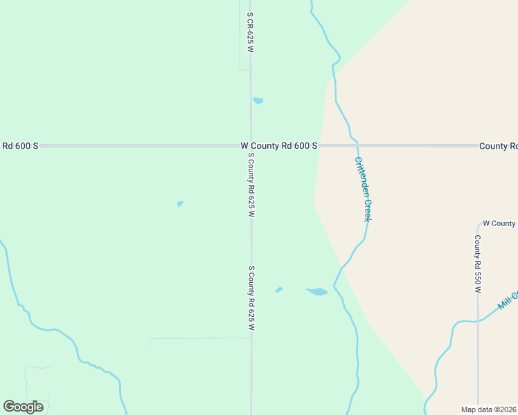 map of restaurants, bars, coffee shops, grocery stores, and more near 6207 South County Road 625 West in Coatesville