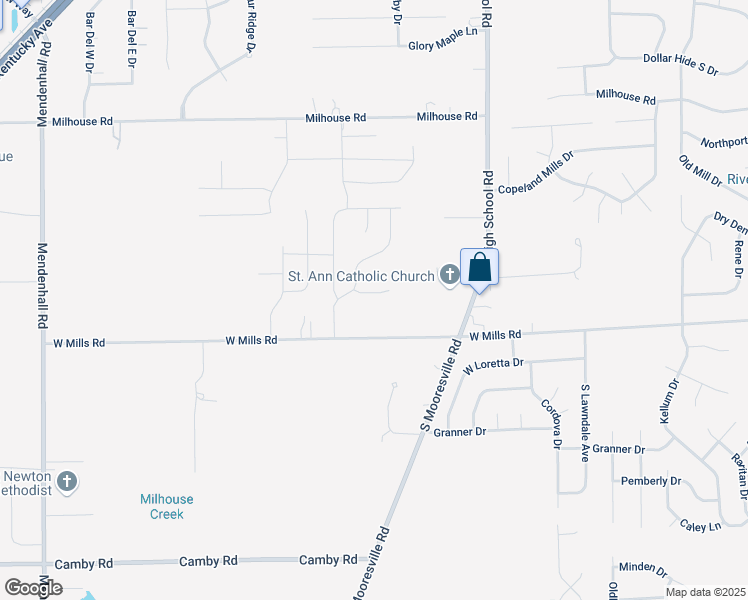 map of restaurants, bars, coffee shops, grocery stores, and more near 6529 Emerald Ridge Court in Indianapolis