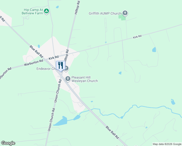 map of restaurants, bars, coffee shops, grocery stores, and more near 66 Blue Jay Street in Elkton