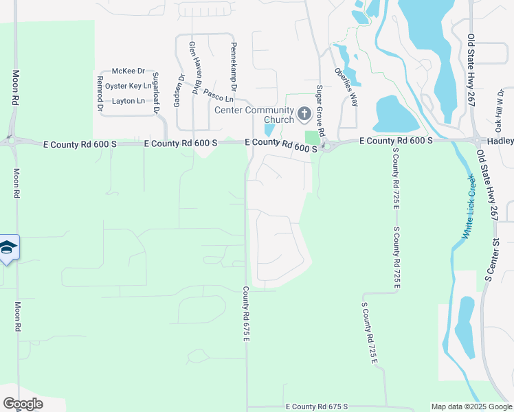 map of restaurants, bars, coffee shops, grocery stores, and more near 6780 Jenkins Lane in Plainfield