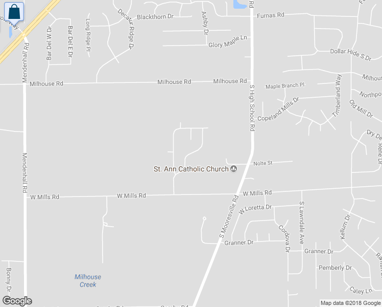 map of restaurants, bars, coffee shops, grocery stores, and more near 6311 Emerald Springs Drive in Indianapolis