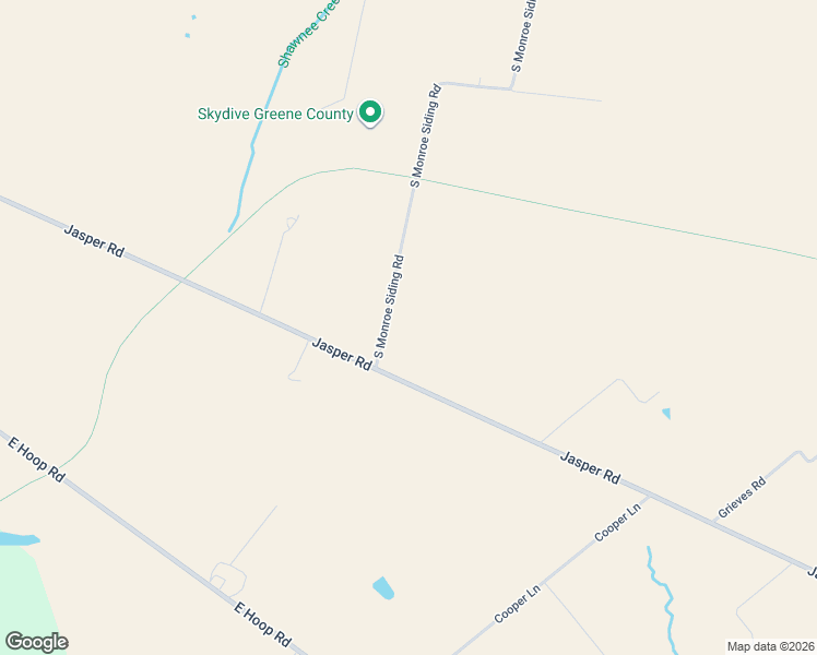 map of restaurants, bars, coffee shops, grocery stores, and more near 390 South Monroe Siding Road in Xenia