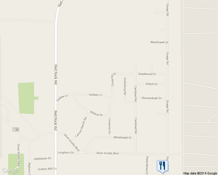 map of restaurants, bars, coffee shops, grocery stores, and more near 11505 Cimarron Drive in Reno